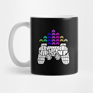 Video Game Controller For Gamers With Inscriptions Mug